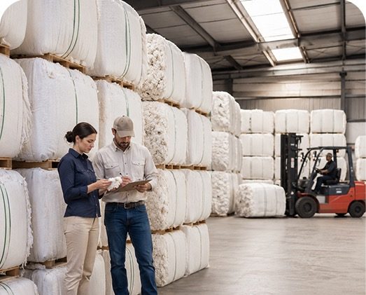 Cotton merchant and warehouse