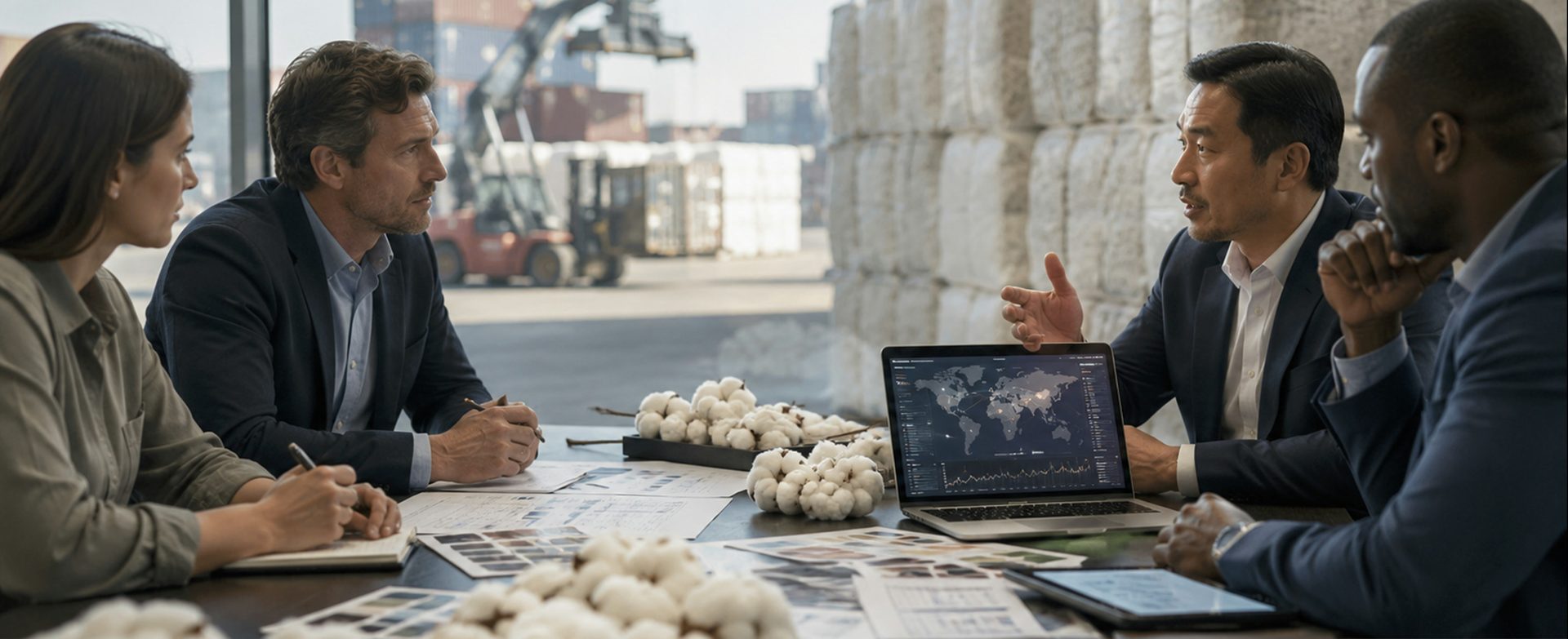 International cotton professionals discussing global sourcing and market information